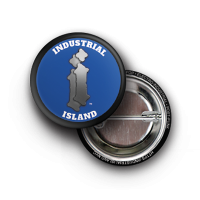 Industrial Island Logo Lapel Pins