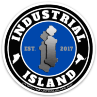 Industrial Island Circle Monogram Logo
